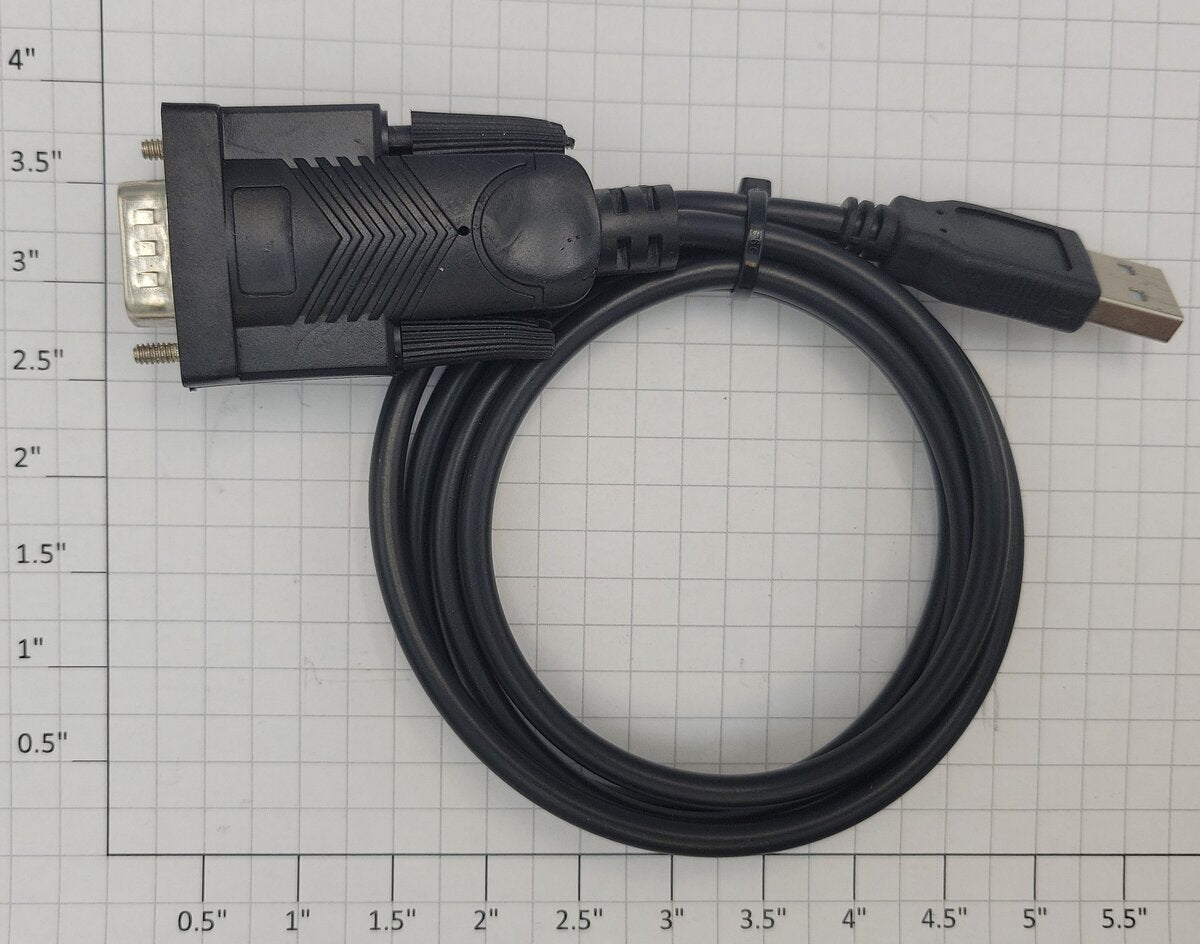 NCE Corporation 5240320 6' CS02 USB to Male Serial Cable