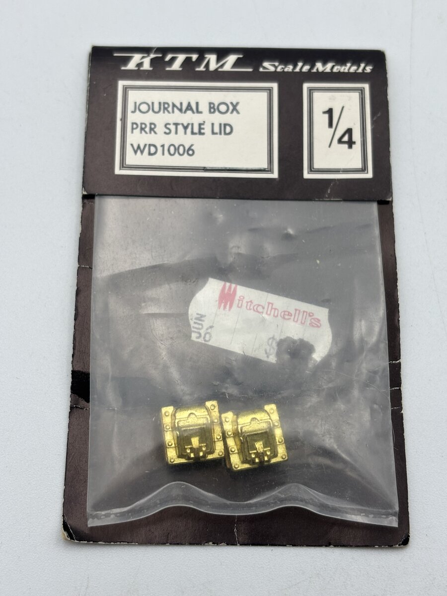 KTM Scale Models WD1006 N Scale Journal Box PRR Style Lid Casting