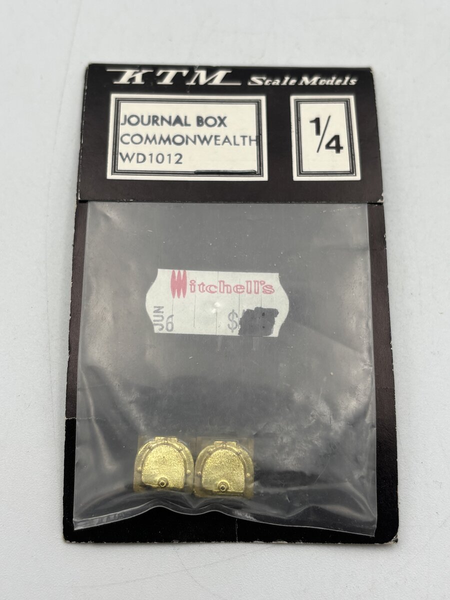 KTM Scale Models WD1012 N Scale Journal Box Commonwealth Casting