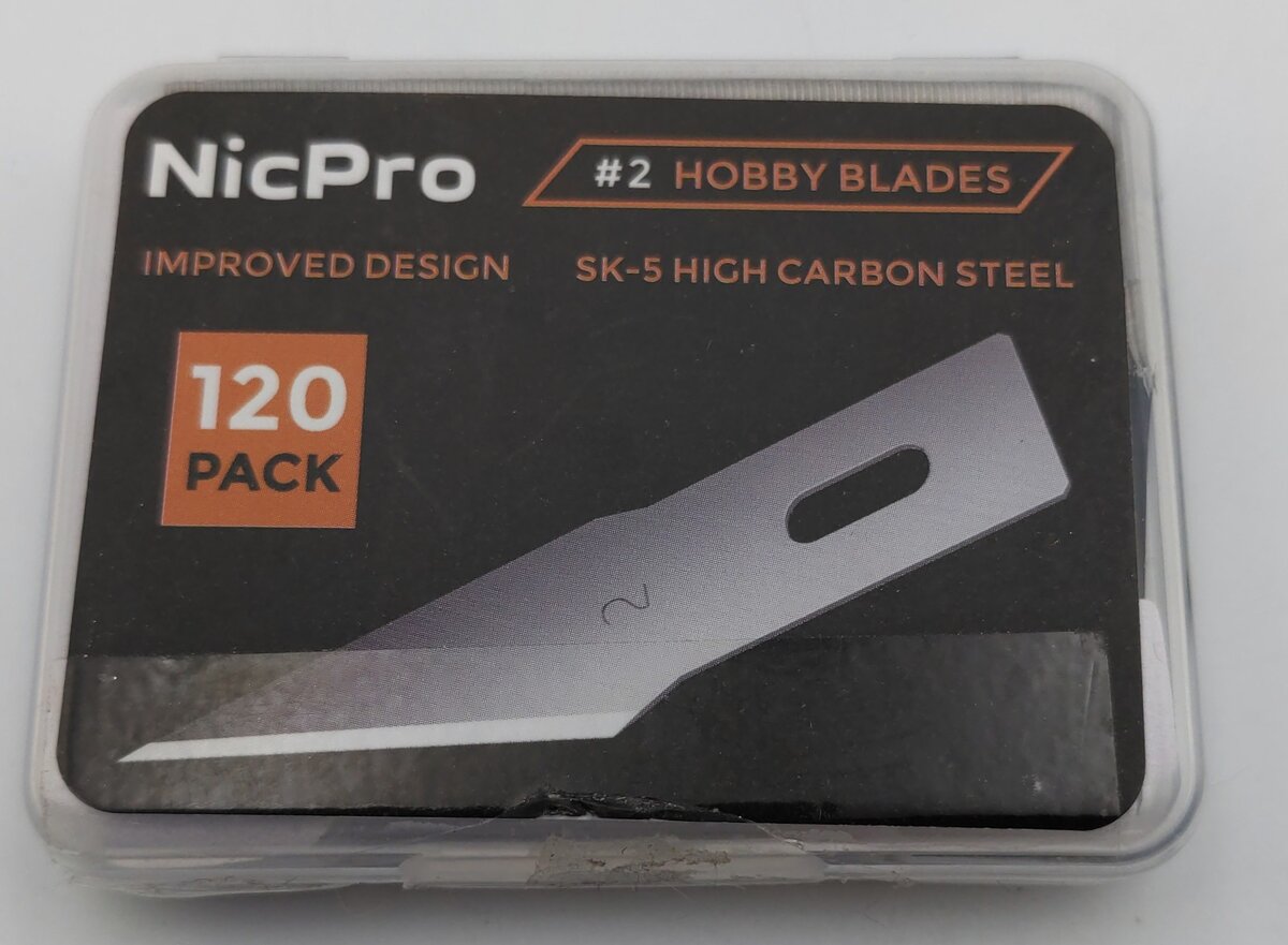 NicPro 11 SK-5 High Carbon Steel Hobby Blades (120-Pack)