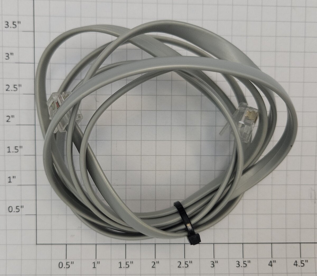 NCE Corporation 5240215 5' Cab Throttle Bus 6-Wire Flat Cable w RJ12 Connectors