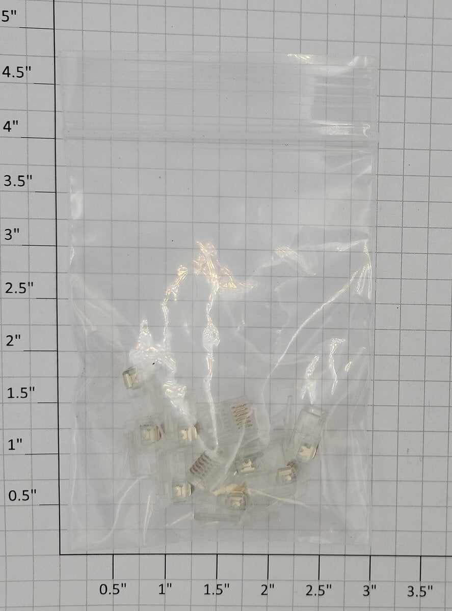 Acme RJ12CS12 RJ12 6P6C Connectors (Pack of 10)