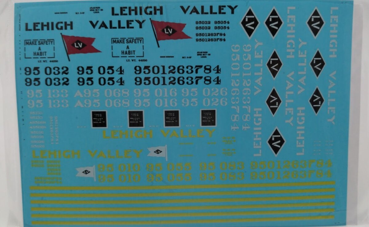 K4 LVLC-48 O Scale Lehigh Valley Caboose Black White and Yellow Late Schemes
