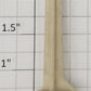Lionel 6505-22 Off-White Satellite Antenna Dish Post