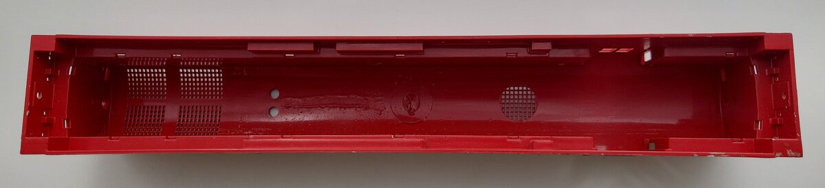 Lionel 2321-2 Repainted Red Lackawanna Diesel Locomotive Shell without Trim