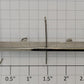 Lionel 2321-24 O Gauge 3" O Gauge FM Nickel Handrail Stanchions & Bracket