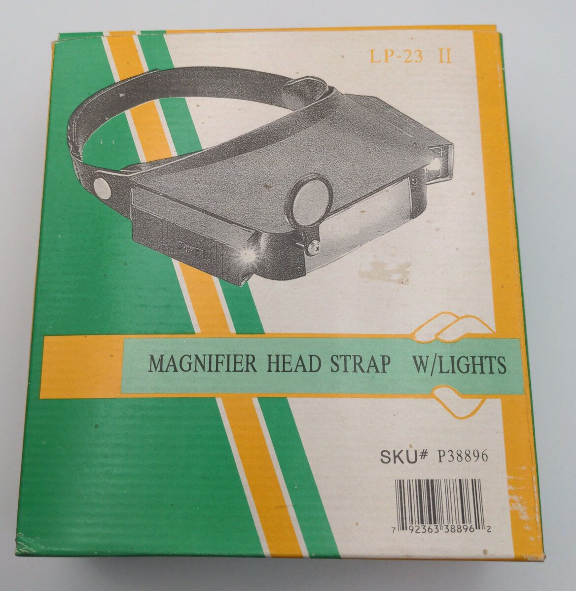 Harbor Freight 38896 Magnifier Head Strap w/ Lights LP-23 II Double Lens