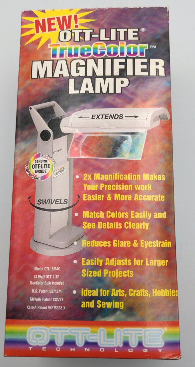 OTT-LITE OTL-13MAG True Color Magnifier Lamp
