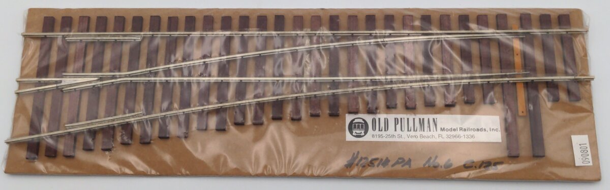 Old Pullman 12514 O Scale Switcher Turnout 15 3/4