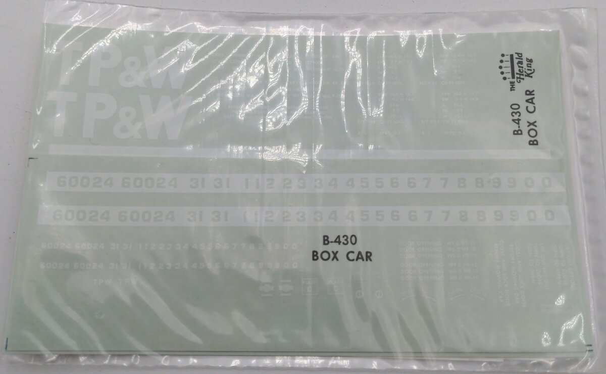 Herald King B-430 TP&W Decal