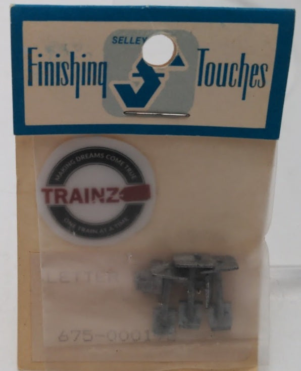 Finishing Touches 675-000173 HO Scale Letter Box White Metal (Pack of 4)