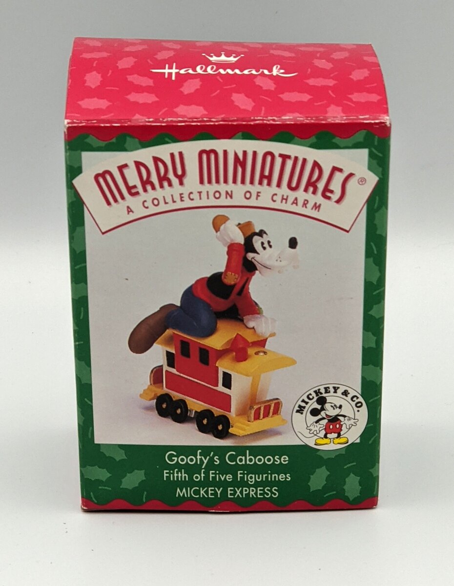 Disney 08516 Hallmark Mickey's Express Ornament Goofy's Caboose