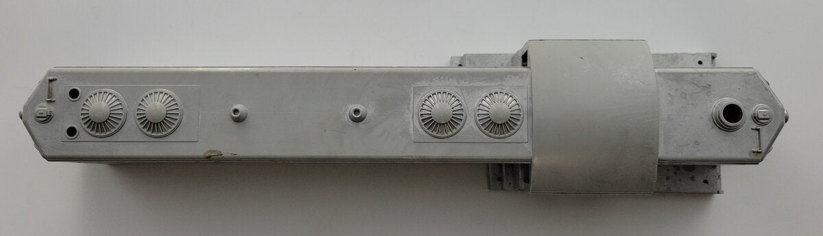 Lionel 2328-5 Gray Burlington GP-7 Diesel Engine Shell Missing Some Trim #2328