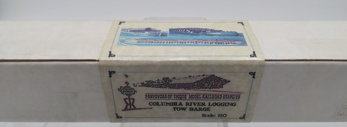 Comstock 130 HO Scale Columbia River Logging Tow Barge Detailed Craftsman Kit