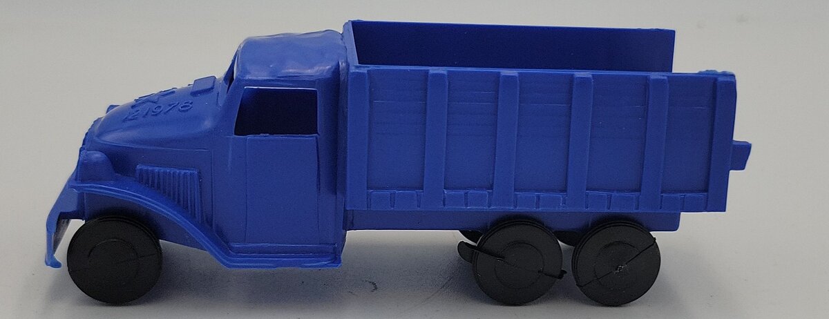 Marx MX- MVAOT Blue Plastic Marx Military Vehicle Army Open Truck