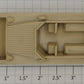 Marx MX- MVADB Light Brown Plastic Marx Military Vehicle Searchlight Truck