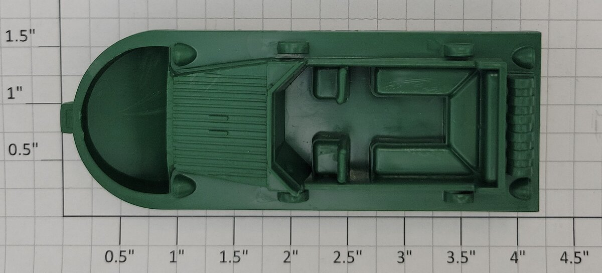 Marx MX- MVADB Green Plastic Marx Military Vehicle Searchlight Truck