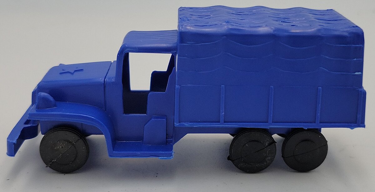 Marx MX- MVAT Blue Plastic Marx Military Vehicle Army Truck
