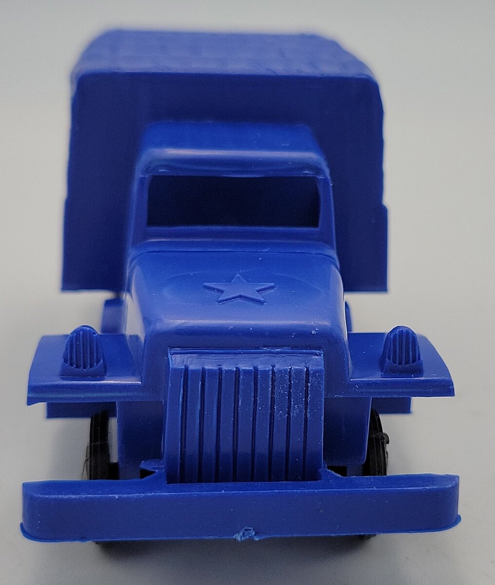 Marx MX- MVAT Blue Plastic Marx Military Vehicle Army Truck