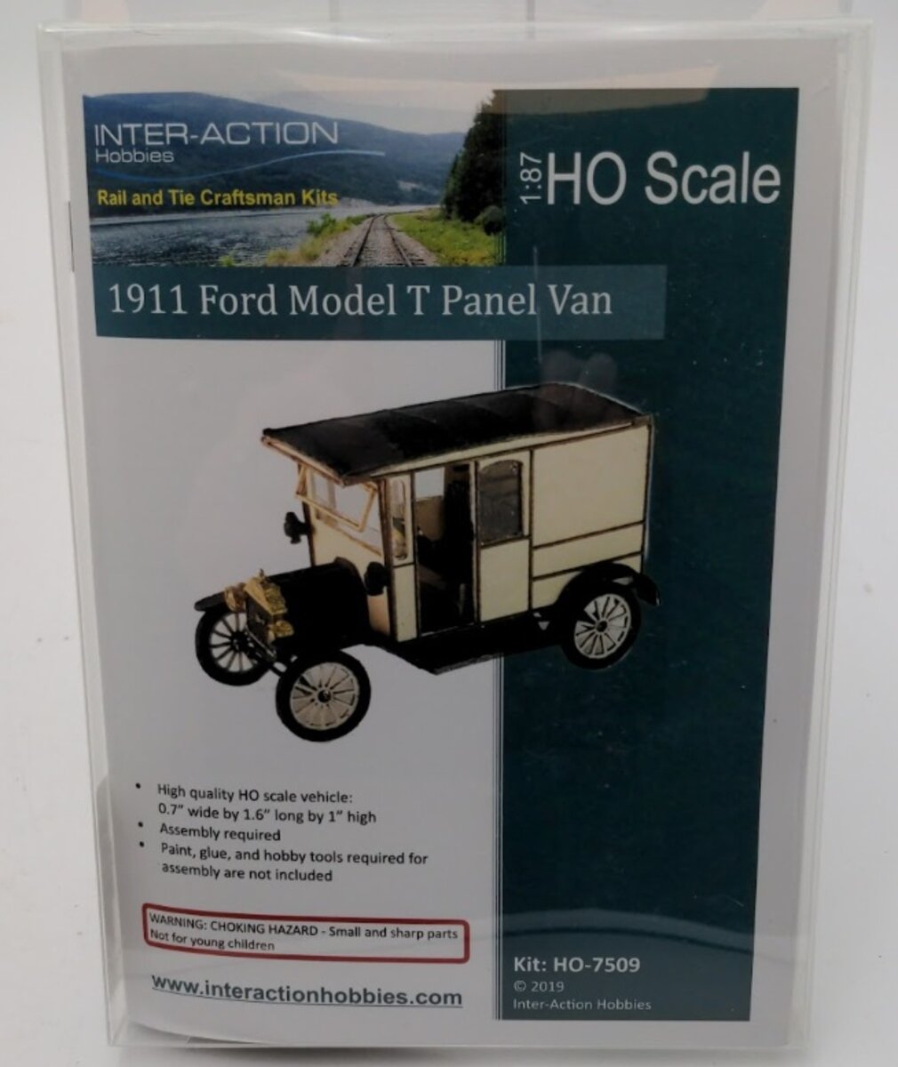 Acme HO-7509 1:87 Scale By Inter-action Hobbies 1911 Ford Model T Panel Van Kit