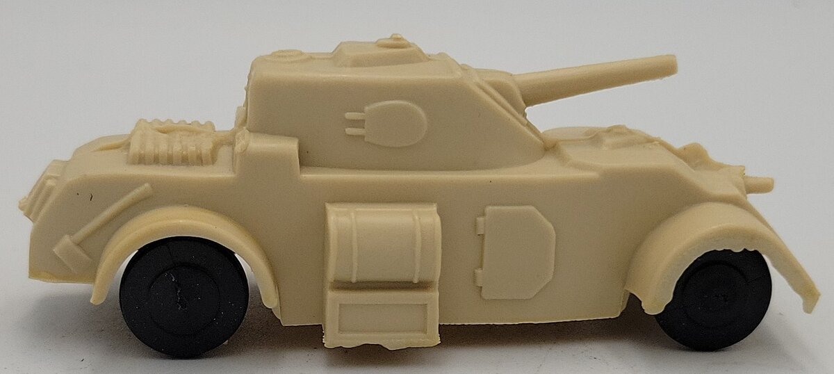 Marx MX-MVAC Light Brown Plastic Military Vehicle Armored Car
