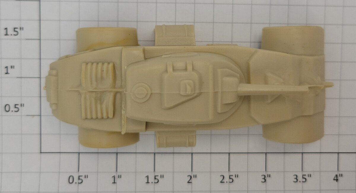 Marx MX-MVAC Light Brown Plastic Military Vehicle Armored Car
