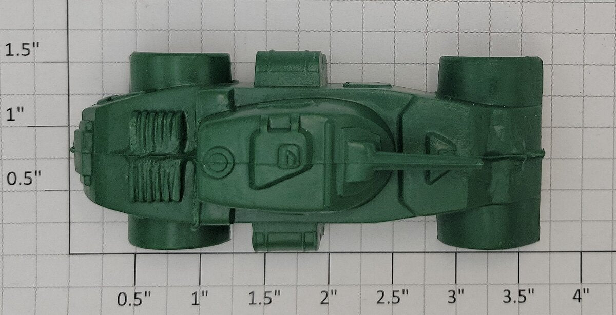 Marx MX-MVAC Green Plastic Military Vehicle Armored Car