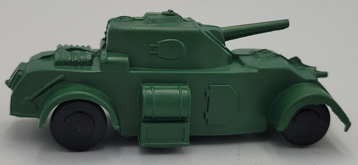Marx MX-MVAC Green Plastic Military Vehicle Armored Car