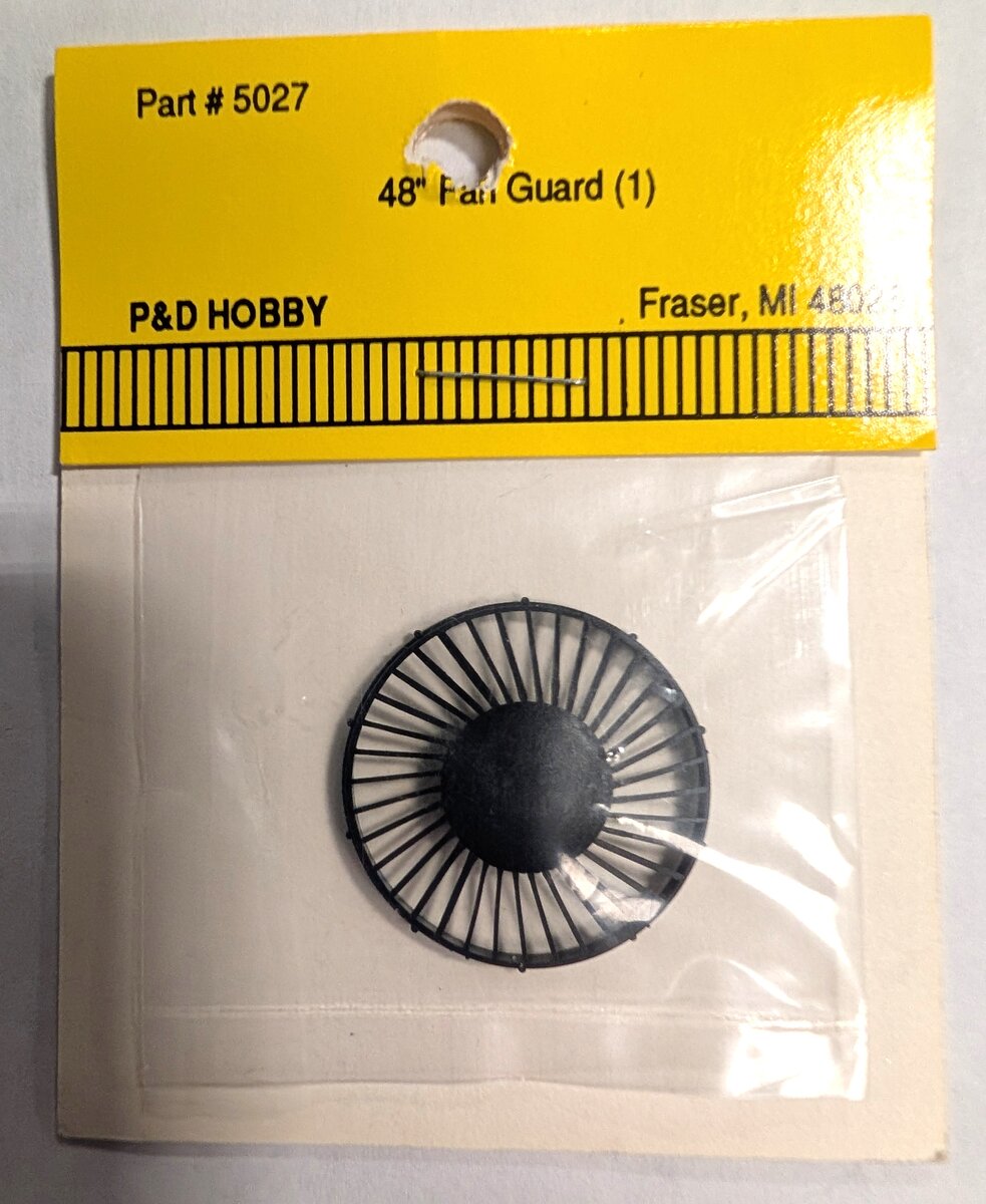 P&D Hobby Shop 5027 O Scale 40" Fan Guard