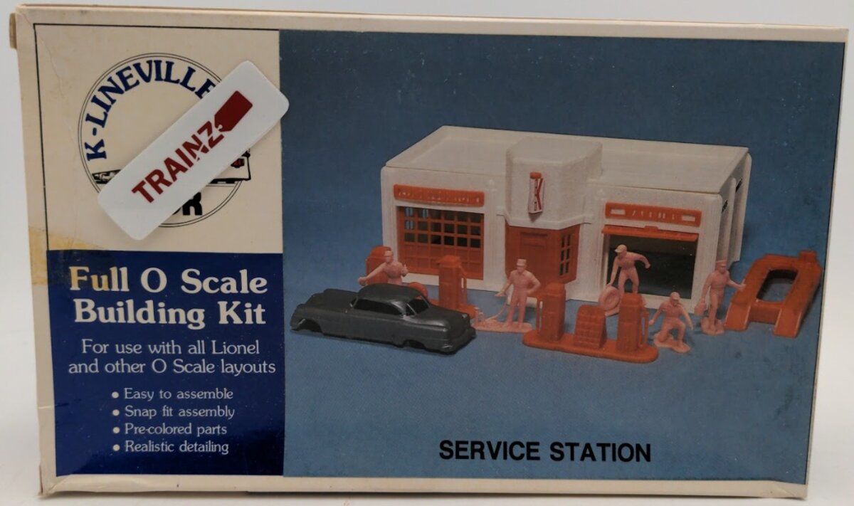 K-Line K-4027 O Scale K-Lineville Service Station Plastic Kit