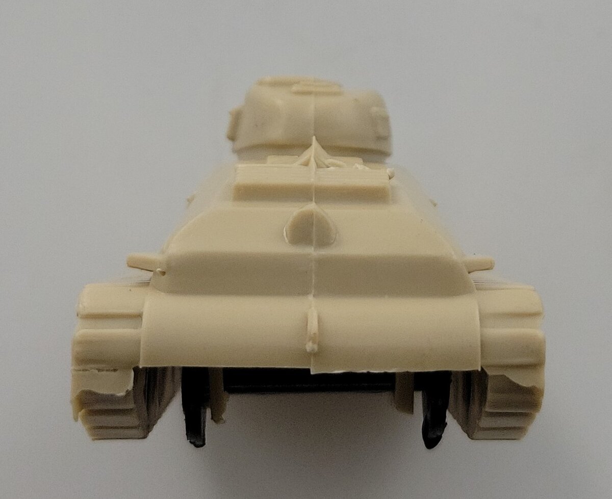 Marx MX-MVT Light Brown Plastic Military Tank
