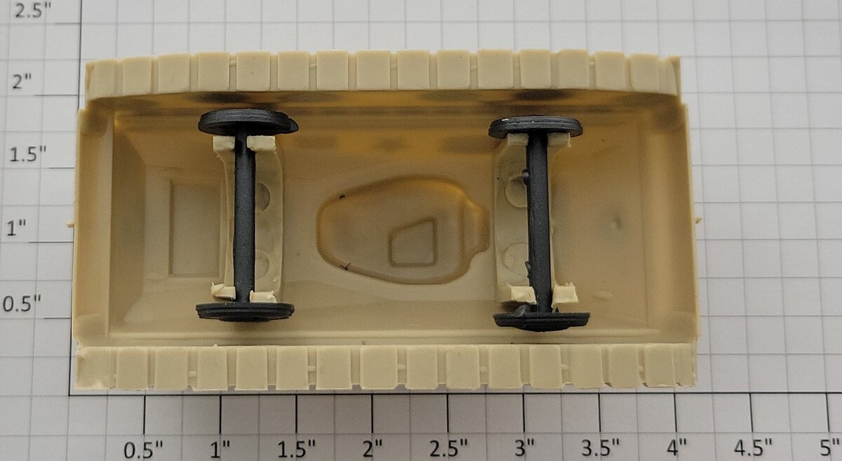Marx MX-MVT Light Brown Plastic Military Tank