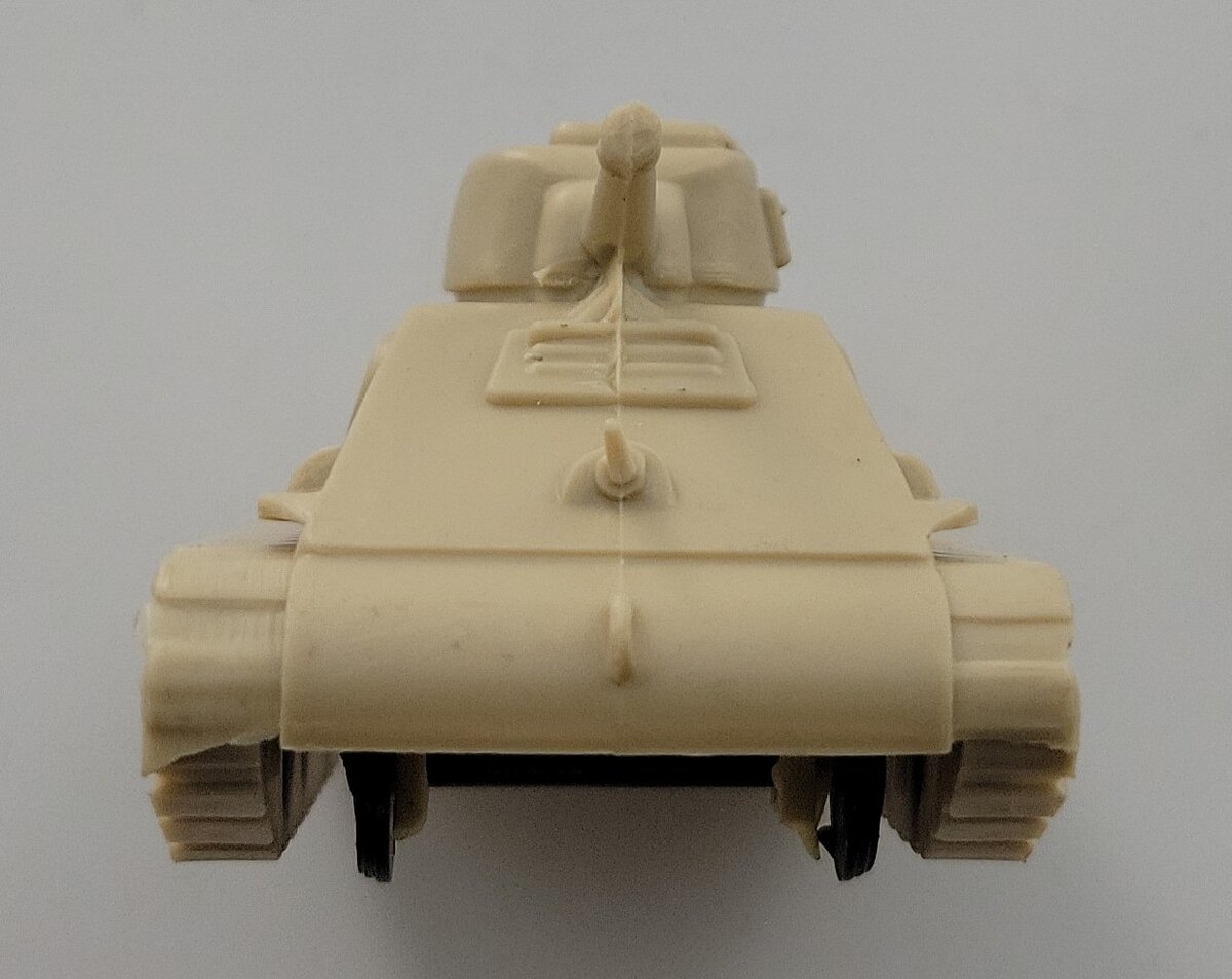 Marx MX-MVT Light Brown Plastic Military Tank