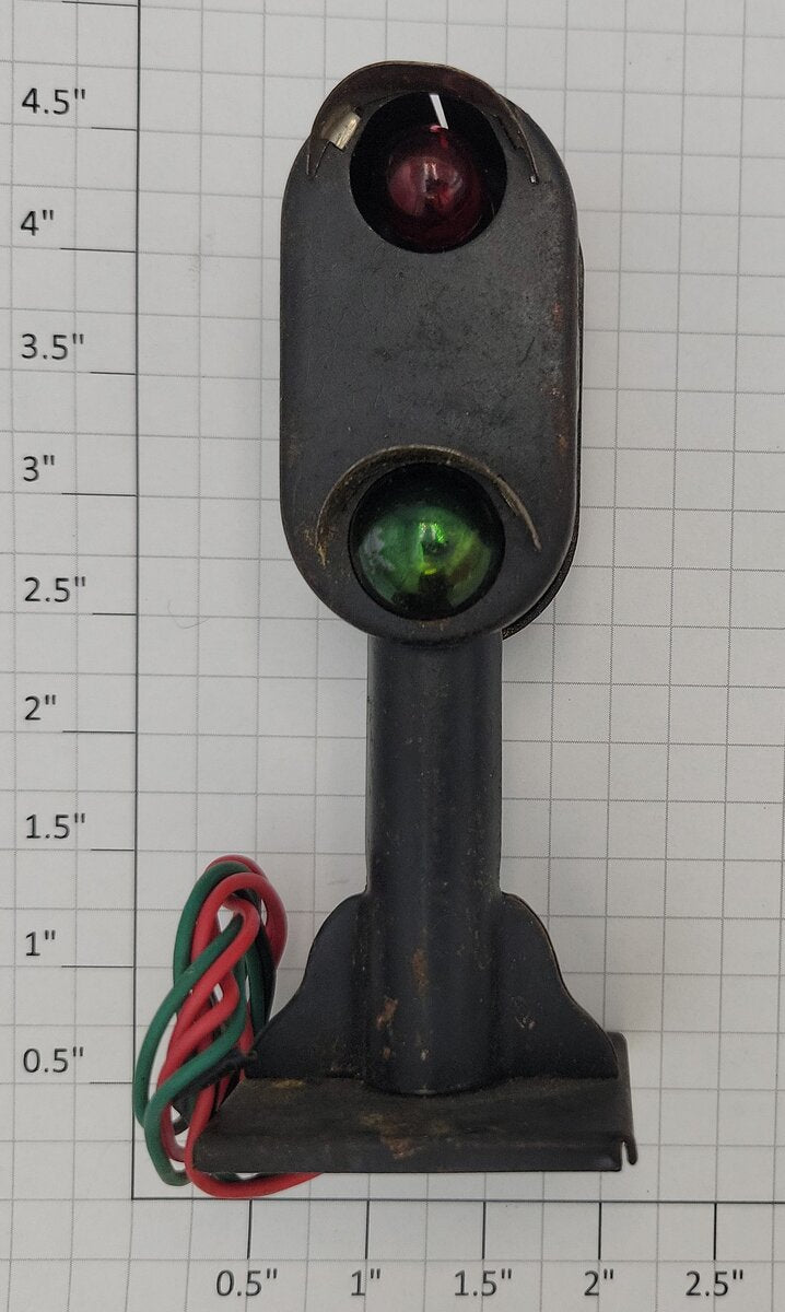 Marx MX-403 O Gauge Red / Green Block Signal without Control Panel