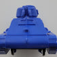 Marx MX- MVT Blue Plastic Military Tank