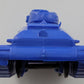 Marx MX- MVT Blue Plastic Military Tank