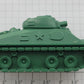 Marx MX- MVT Green Plastic Military Tank