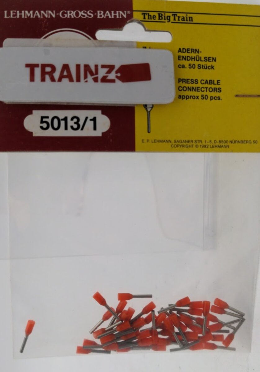 LGB 5013/1 G Scale Press Cable Connectors Approximately 50 Pieces