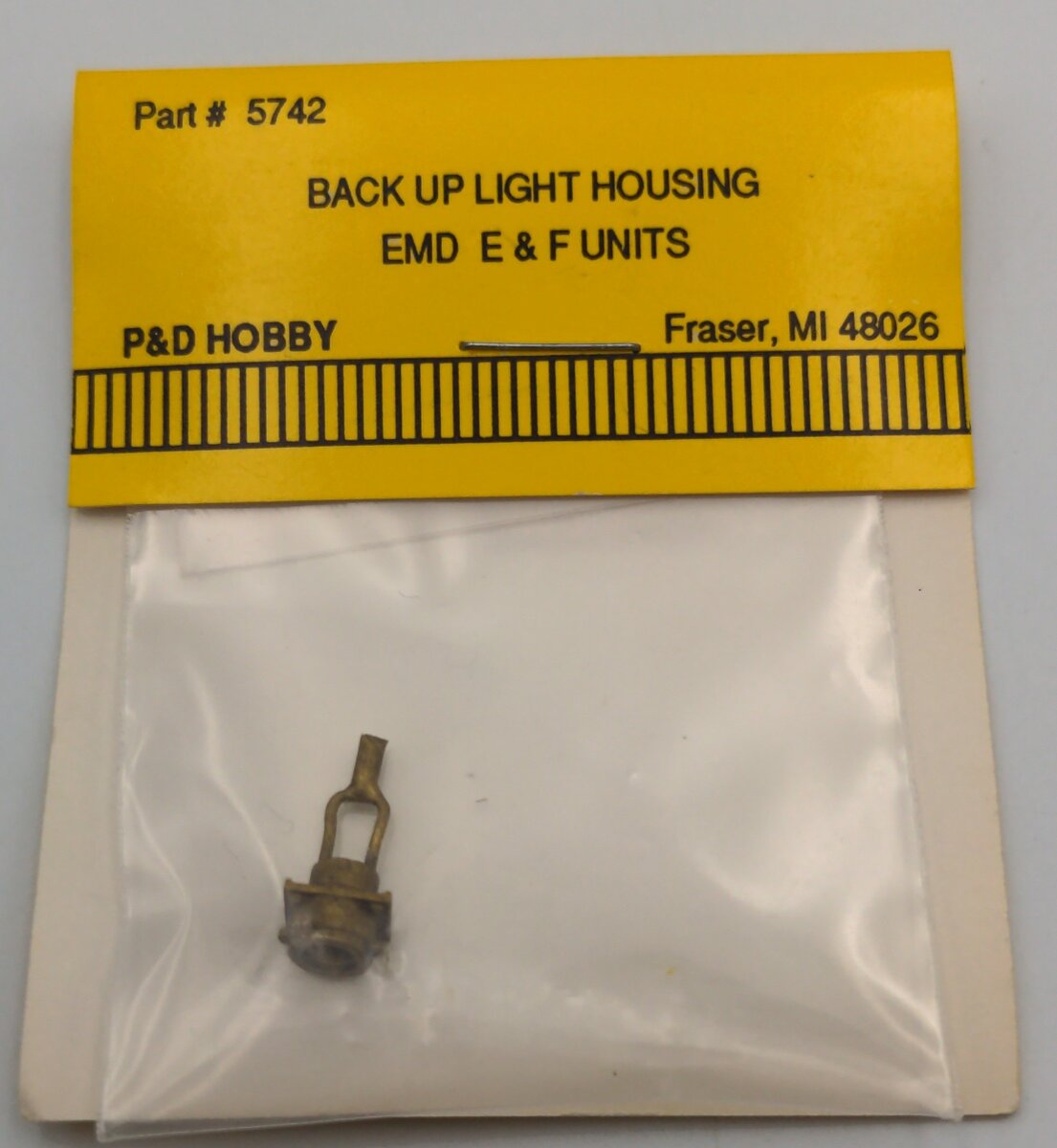 P&D Hobby Shop 5742 O Scale Back Up Light Housing EMD E & F Units