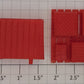 Acme 0310-1 O Gauge Red Pallet with Crates and Red Open Top Crate with Contents
