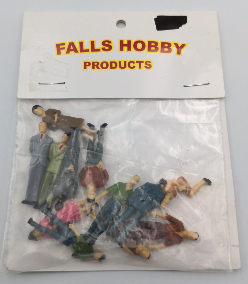 Falls Hobby Products HO Scale Assorted Figure Set w/Adults & Children