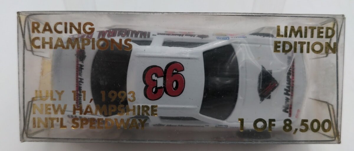 Racing Champions 02116 1:64 Scale #93 July 11 1993 New Hampshire Limited Edition