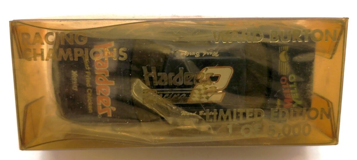 Racing Champions 02048 1:64 Scale 1992 NASCAR Diecast # 2 Ward Burton Hardee's