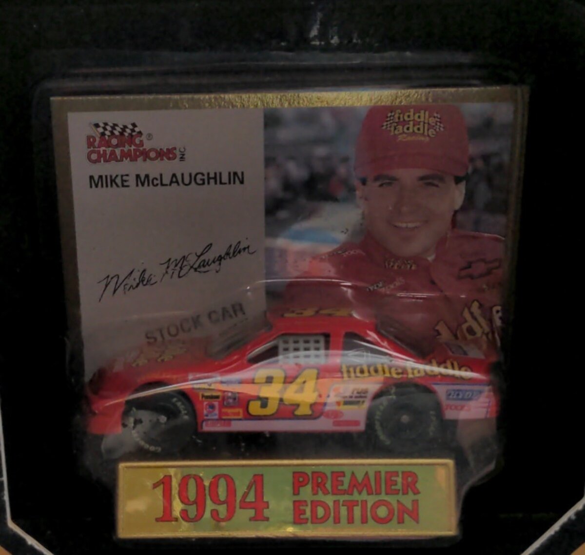 Racing Champions 01800 1:64 Scale 1994 Mike McLaughlin # 34 NASCAR Die Cast Car