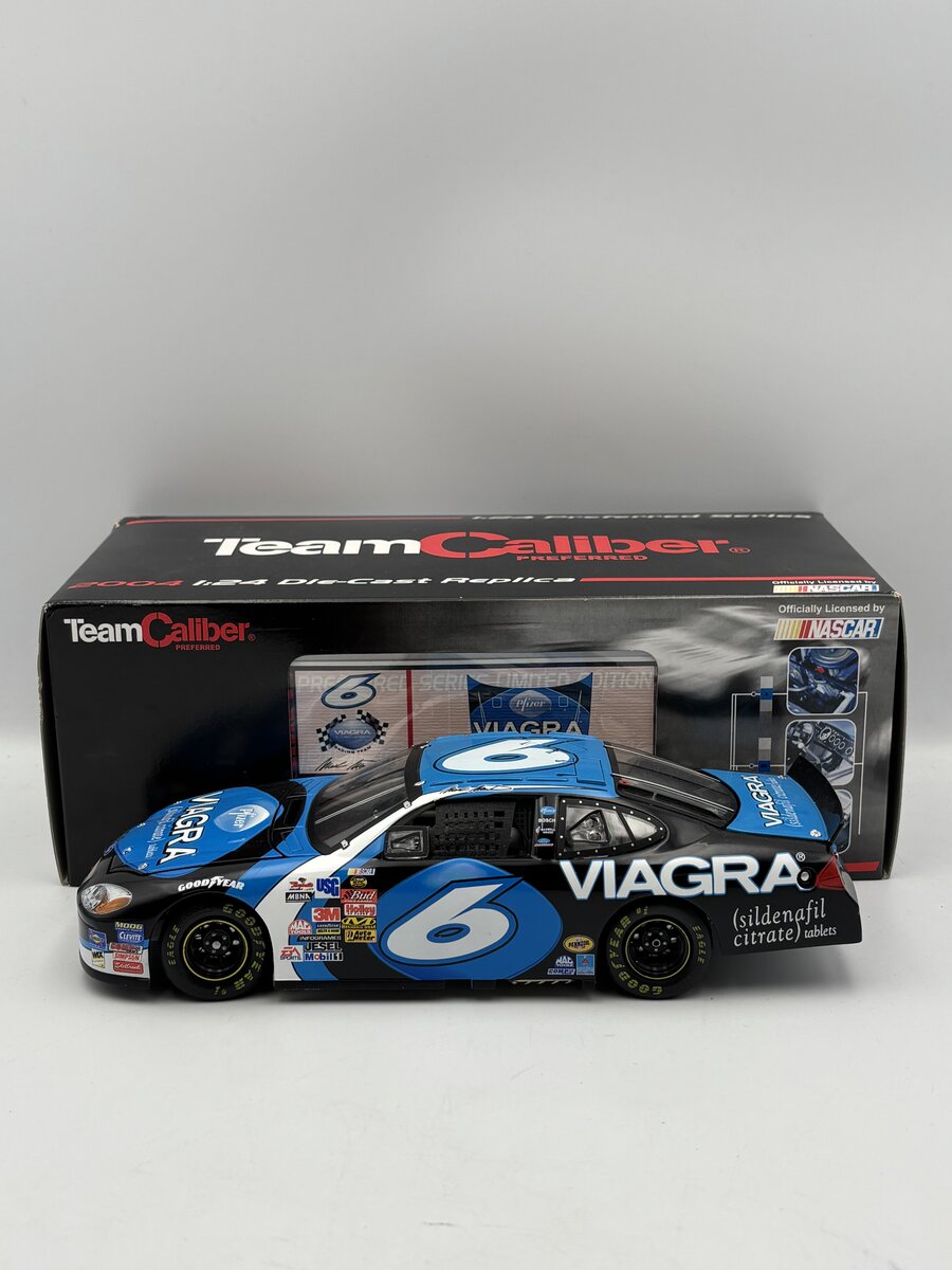 Team Caliber MM4-P2-06VI 1:24 2004 Ford Taurus Die-Cast Mark Martin Viagra #6