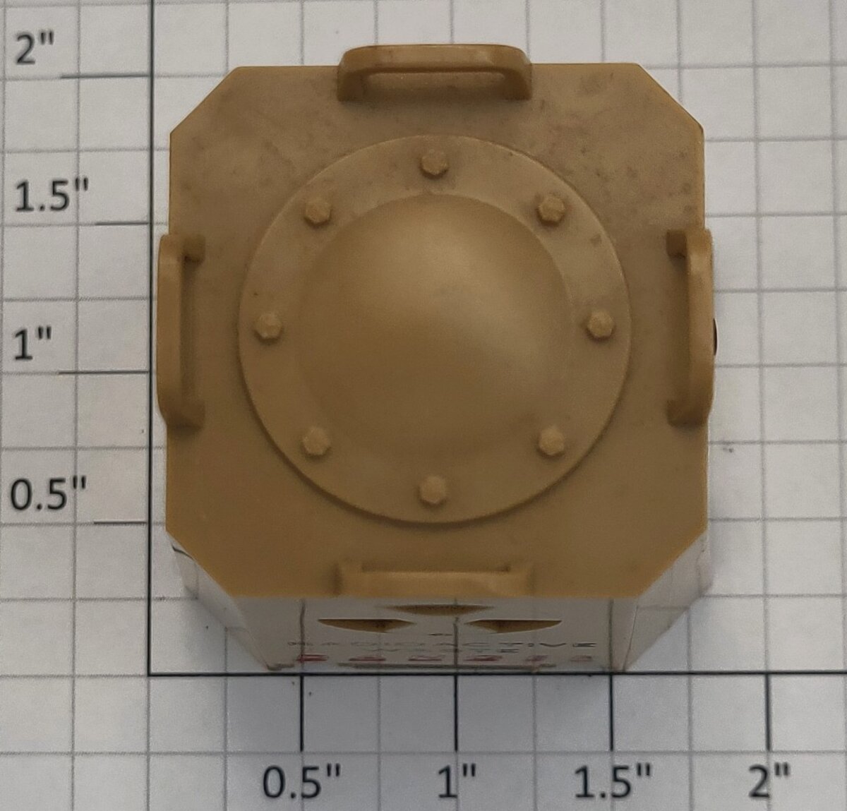 Lionel 6805-27 Brown Complete Flashing Radioactive Waste Canister