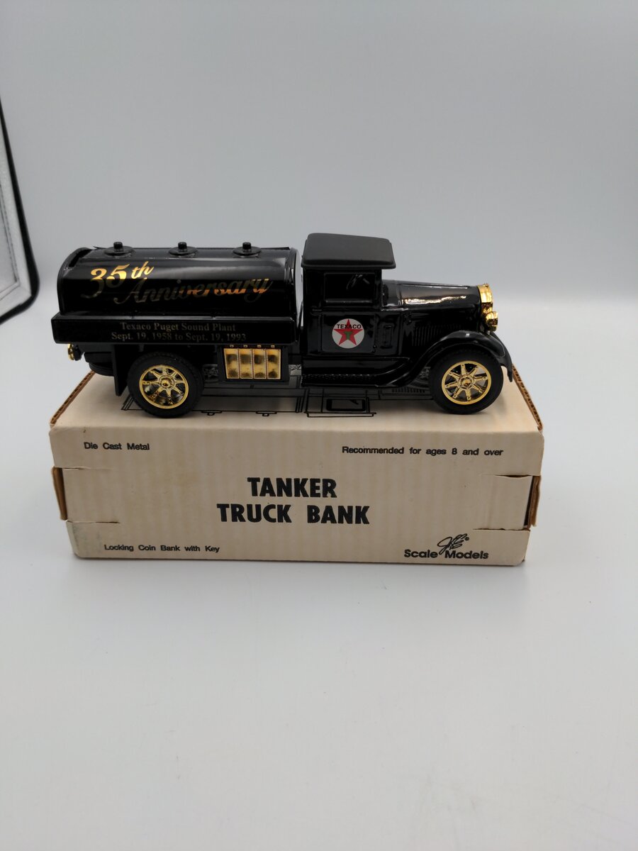 Ertl GB-4098 Texaco 35th Anniversary Tanker Truck Bank