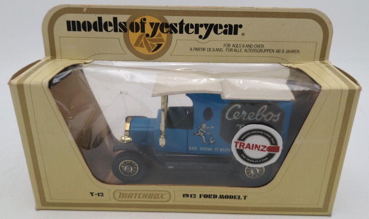 Matchbox Y-12 1:32 Scale Model Of Yesteryear Cerebos Die Cast 1912 Ford Model T