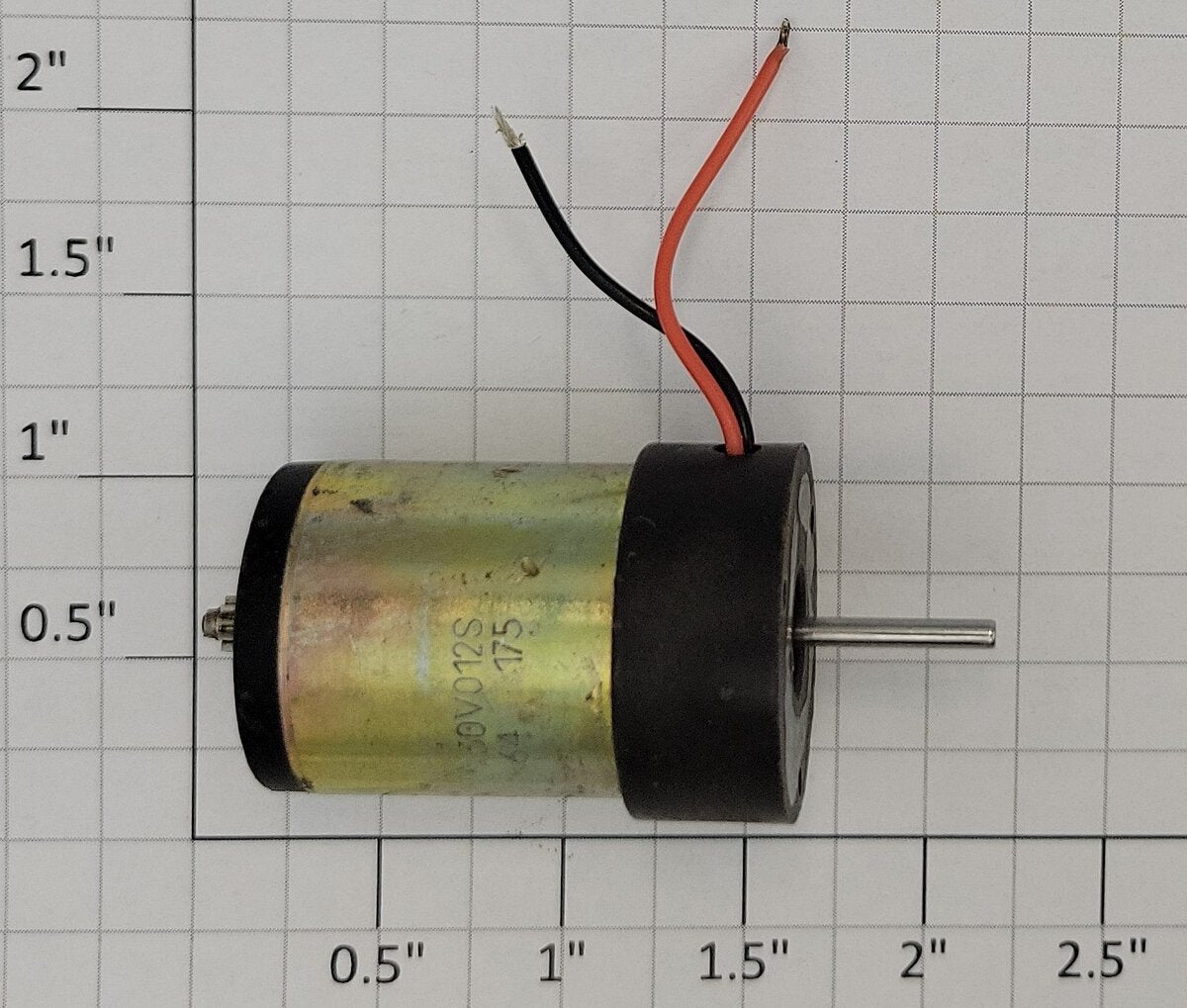 Faulhaber 2230VO12S 12-Volt DC Precious Metal Commutation Motor w/ Pinion Gear