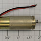 Faulhaber 1524E009S 9-Volt DC Can Motor w/ Gearbox, Wire & Half-Moon Shaft